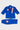 Blue GBK Lite Ripstop kids’ kimono set with Red Shield patches, front view.