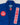 Close-up of Red Shield patch and Gracie Barra chest patch on the blue kids’ kimono.