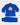 Blue GBK Lite Ripstop kids’ kimono set with large Red Shield patch on the back.
