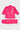 Pink GBK Lite Ripstop kids’ kimono set with Red Shield patches, a Gracie Barra lapel patch, and a GB label at the bottom of the lapel. Jacket and pants are shown clearly to help parents see the fit, color, and details perfect for young girls starting their Jiu-Jitsu journey.