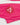 Close-up of the Red Shield patch on the pants of the pink GBK Lite Ripstop kimono, showing the strong stitching and soft, flexible fabric parents look for in active kids’ gear.