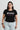 Stacked Womens Tee - Black