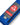 Close-up of the Blue GB Edition Adult Belt showing the Red Shield patch, Edition label, reinforced stitching, and size tag.