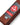 Close-up of the adult brown belt showing the Red Shield patch, Edition label, and size tag with textured belt weave.