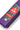Close-up of the Purple GB Edition Adult Belt showing the Red Shield patch, Edition label, reinforced stitching, and size tag.